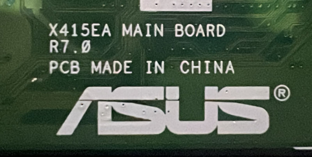 PRODOTTO HARDWARE DI RICAMBIO |  Scheda madre Asus, Asus X415EA, Scheda madre per laptop Asus serie X/F