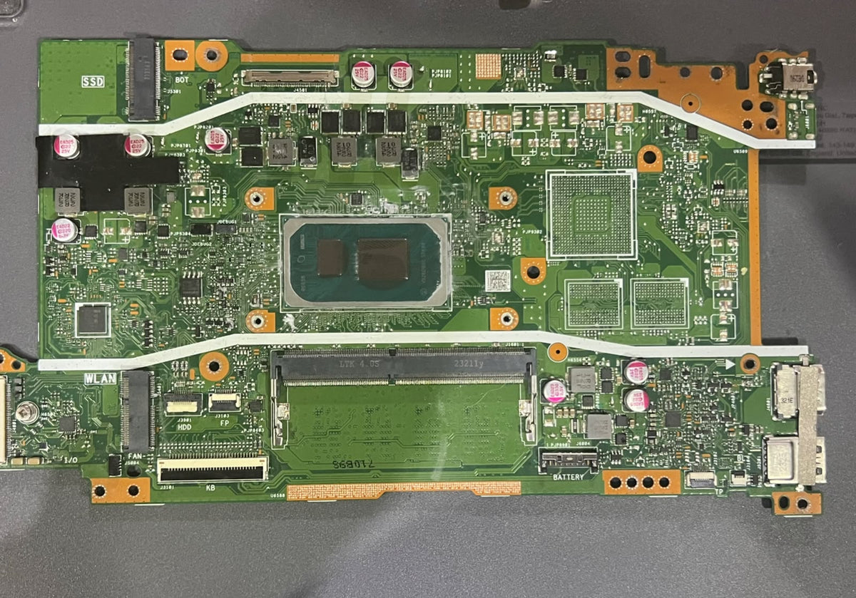 PRODOTTO HARDWARE DI RICAMBIO |  Scheda madre Asus, Asus X415EA, Scheda madre per laptop Asus serie X/F